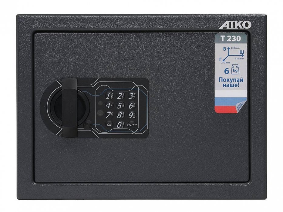 Офисный сейф AIKO Т 230 EL - вид 3
