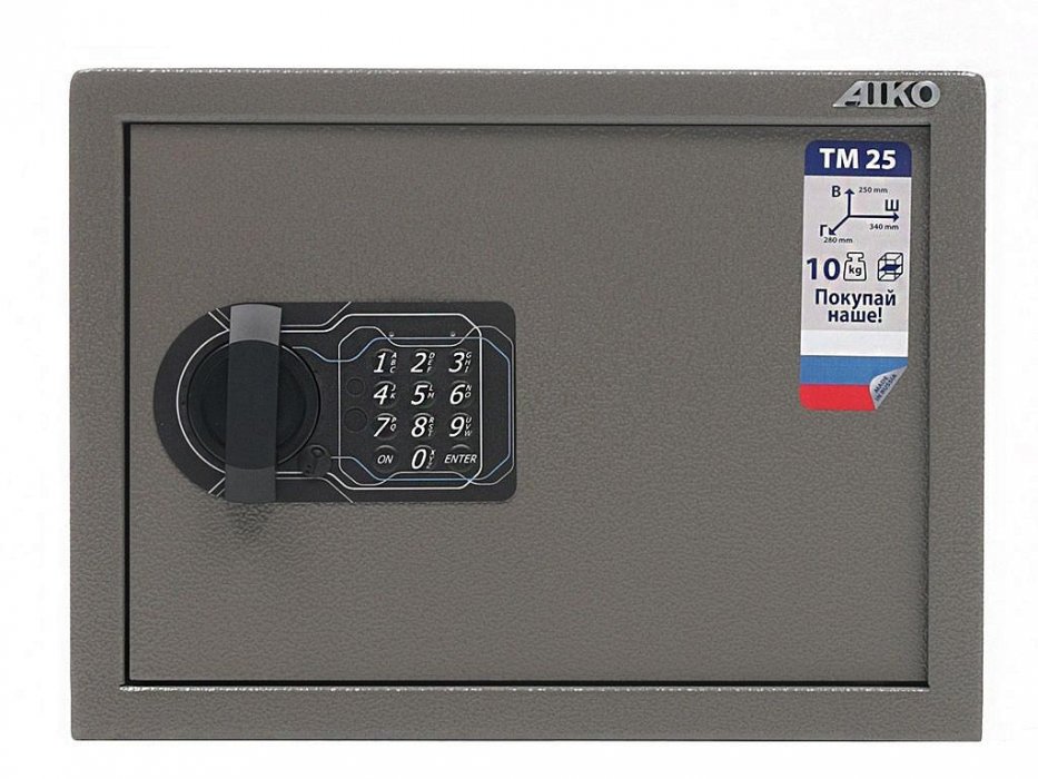 Офисный сейф AIKO ТM-25 EL - вид 2